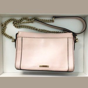 REBECCA MINKOFF Pink Leather Crossbody Purse